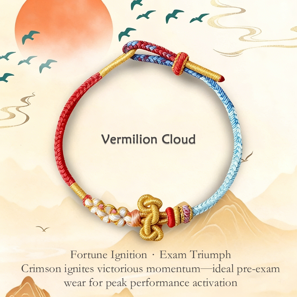 Bracelet tressé artisanal traditionnel chinois