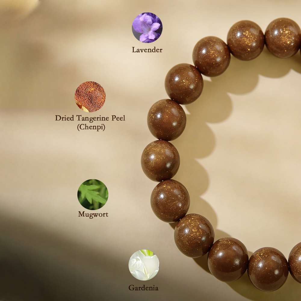 Perles d’Encens Naturelles - Fleur de Gardénia