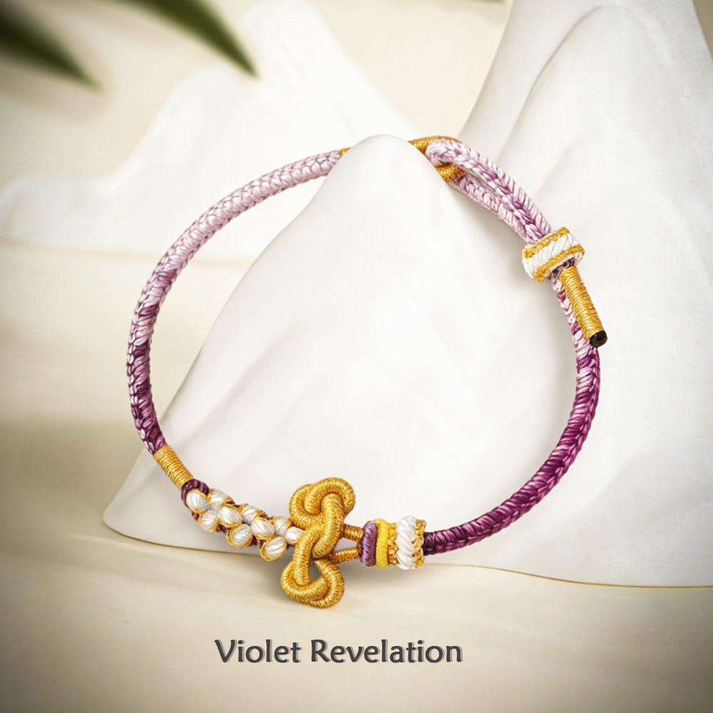 Pulsera trenzada artesanal tradicional china