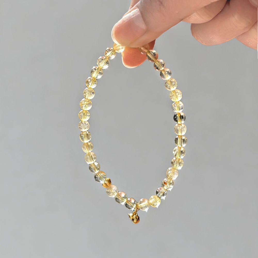 Pulsera de cristal de riqueza GoldStreak