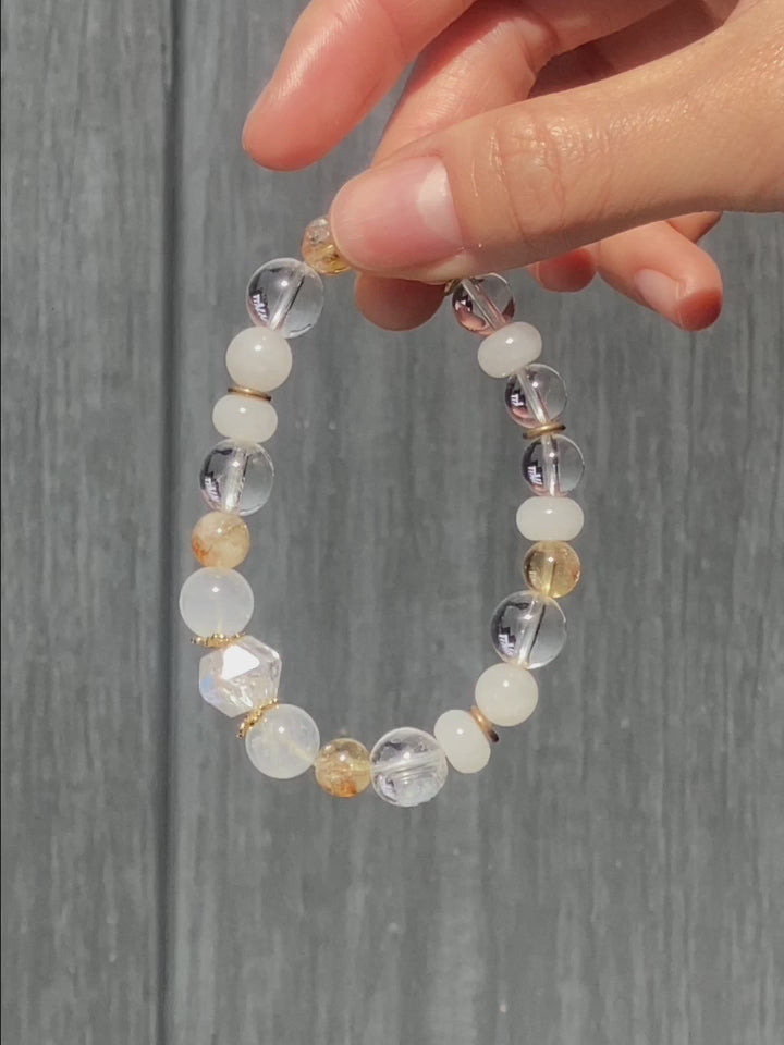 Pulsera de cristal metaenergético de la montaña Wudang