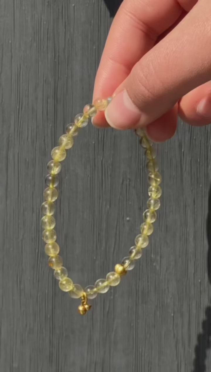 Pulsera de cristal de riqueza GoldStreak