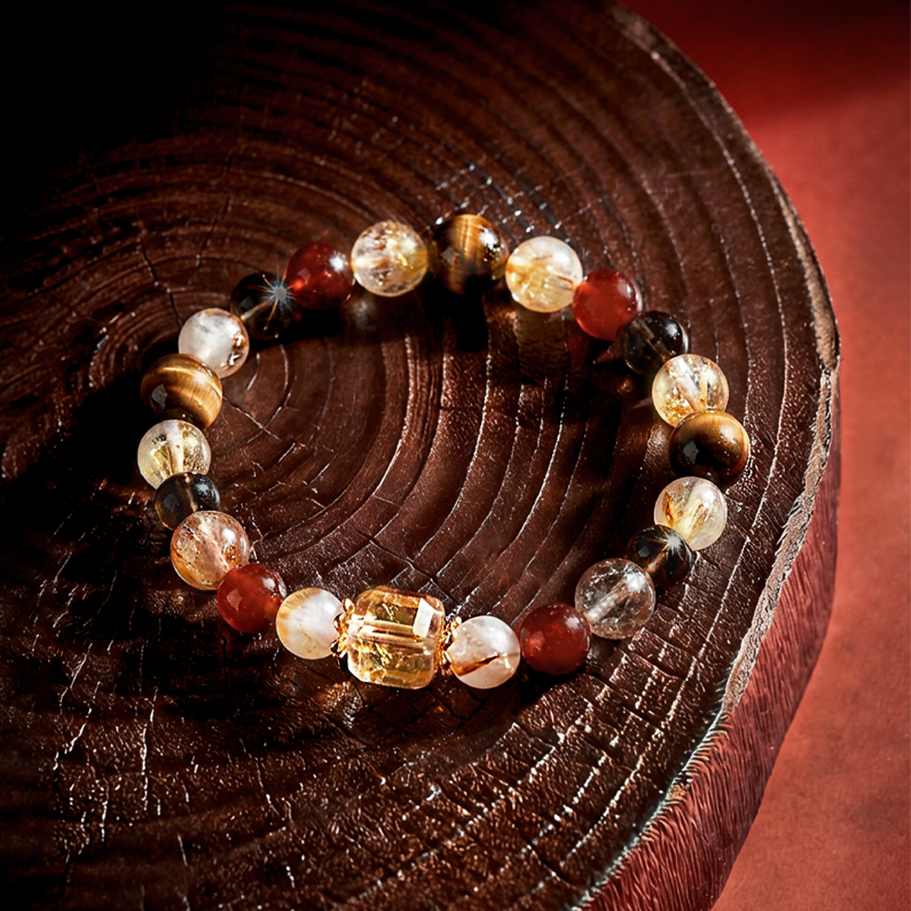 Pulsera de cristal de energía terrestre de la montaña Wudang