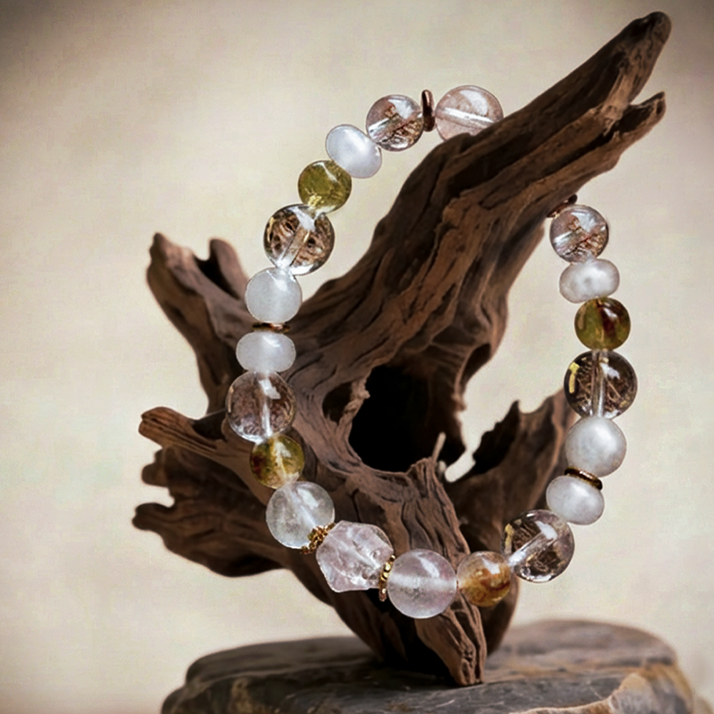 Pulsera de cristal metaenergético de la montaña Wudang