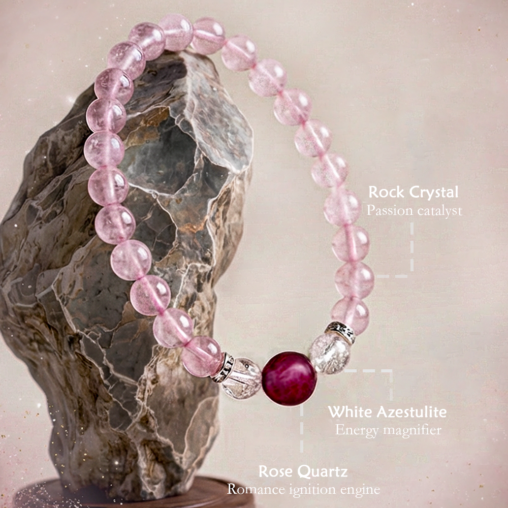 Pulsera de cuarzo CupidComet de la montaña Wudang