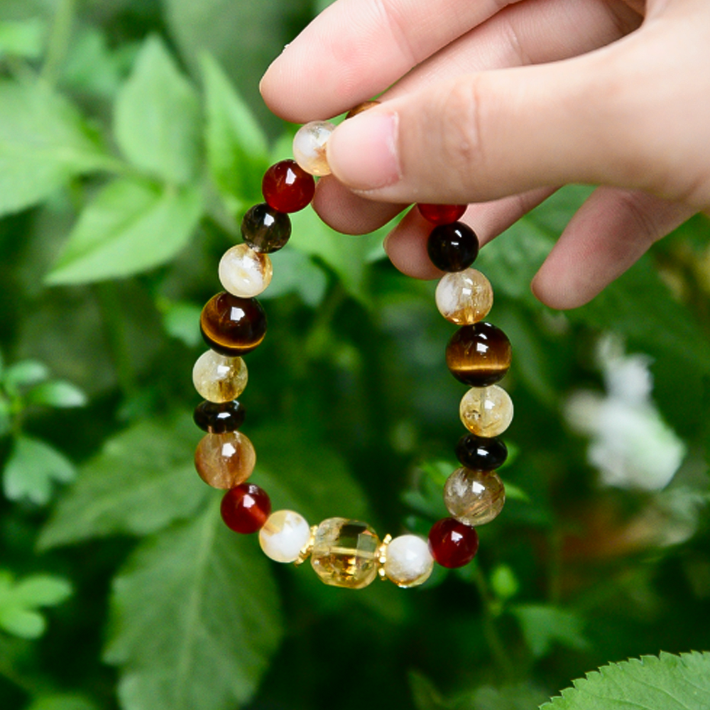 Pulsera de cristal de energía terrestre de la montaña Wudang